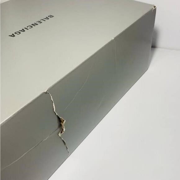 Balenciaga Men's Logo Mismatched Slide Sandal Size 8 - Picture 9 of 14